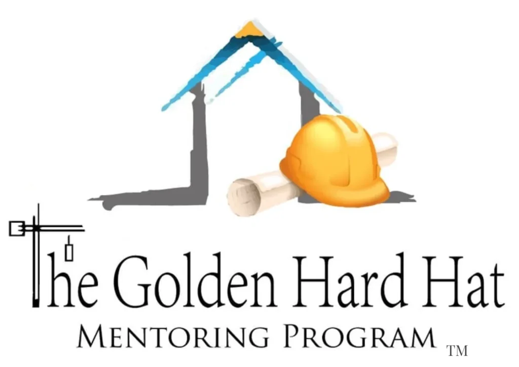 Golden Hard Hat Mentoring Program logo for contractors