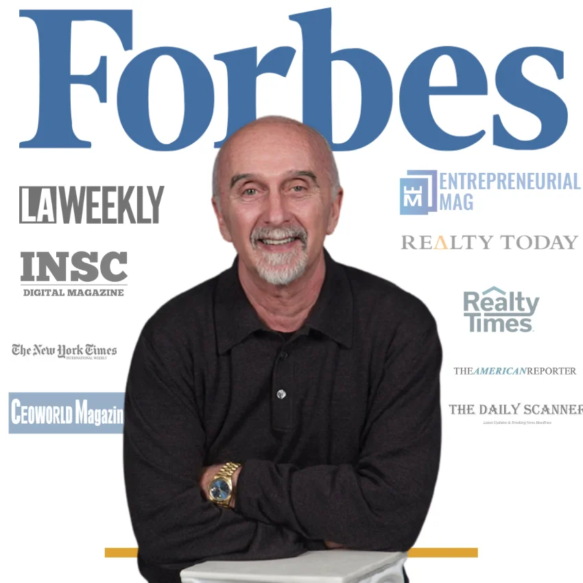 Henry Goudreau Contractor Coaching portrait with media publication logos in the background